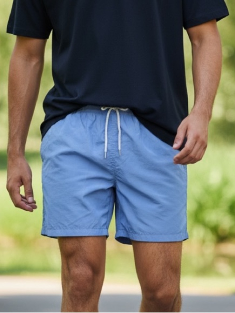 Men's Vilebrequin Swim Trunks Solid Size 3xl (xxxl) Blue
